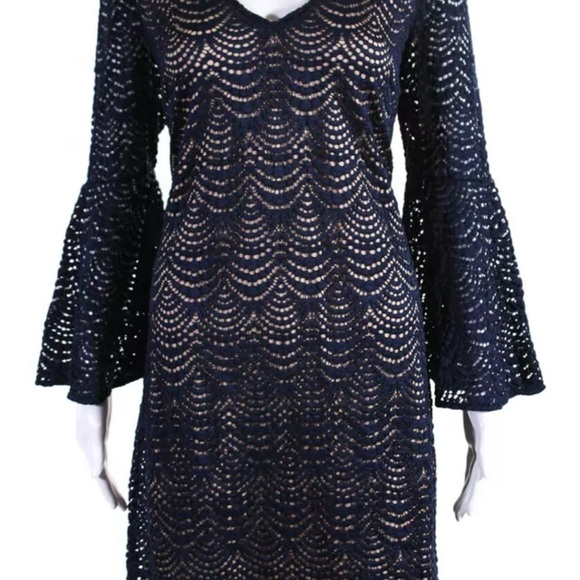 Lilly Pulitzer navy blue dress nwt perfect large - Picture 4 of 8